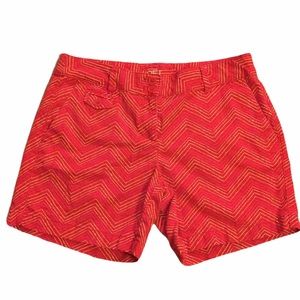 LOFT Chevron Stripe Shorts